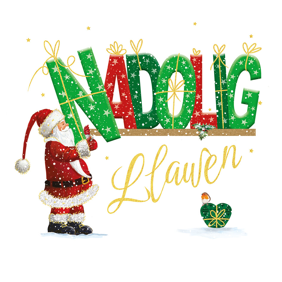Nadolig Llawen- Santa's Wishes (Welsh)