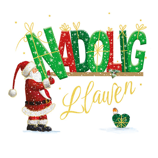 Nadolig Llawen- Santa's Wishes (Welsh)