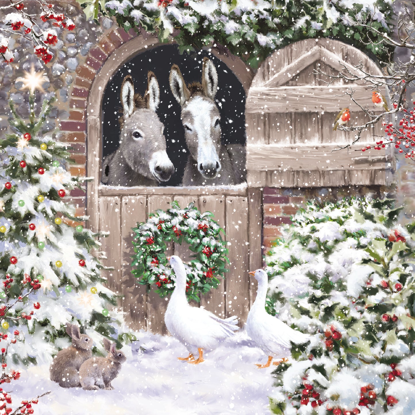 Snowy Stable